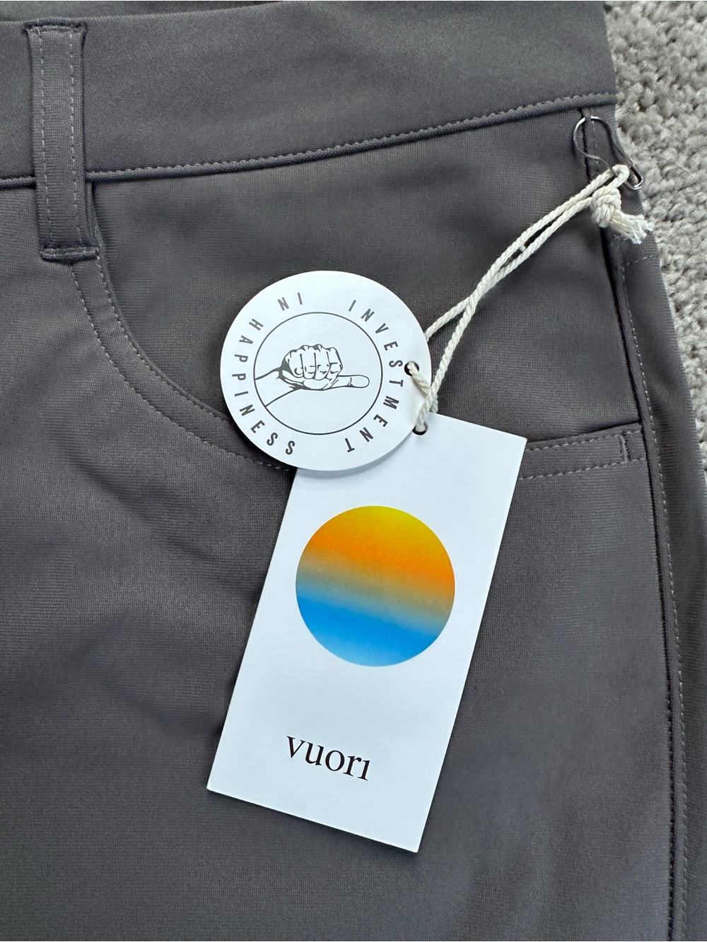 Vuori NWT Meta Pant Athletic Slim Fit Ink - Picture 2 of 11